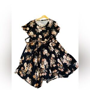 Torrid floral skater dress